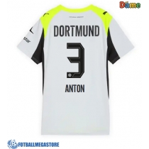 Fotballdrakt Dame Borussia Dortmund Waldemar Anton #3 Bortedrakt 2025-26 Kortermet